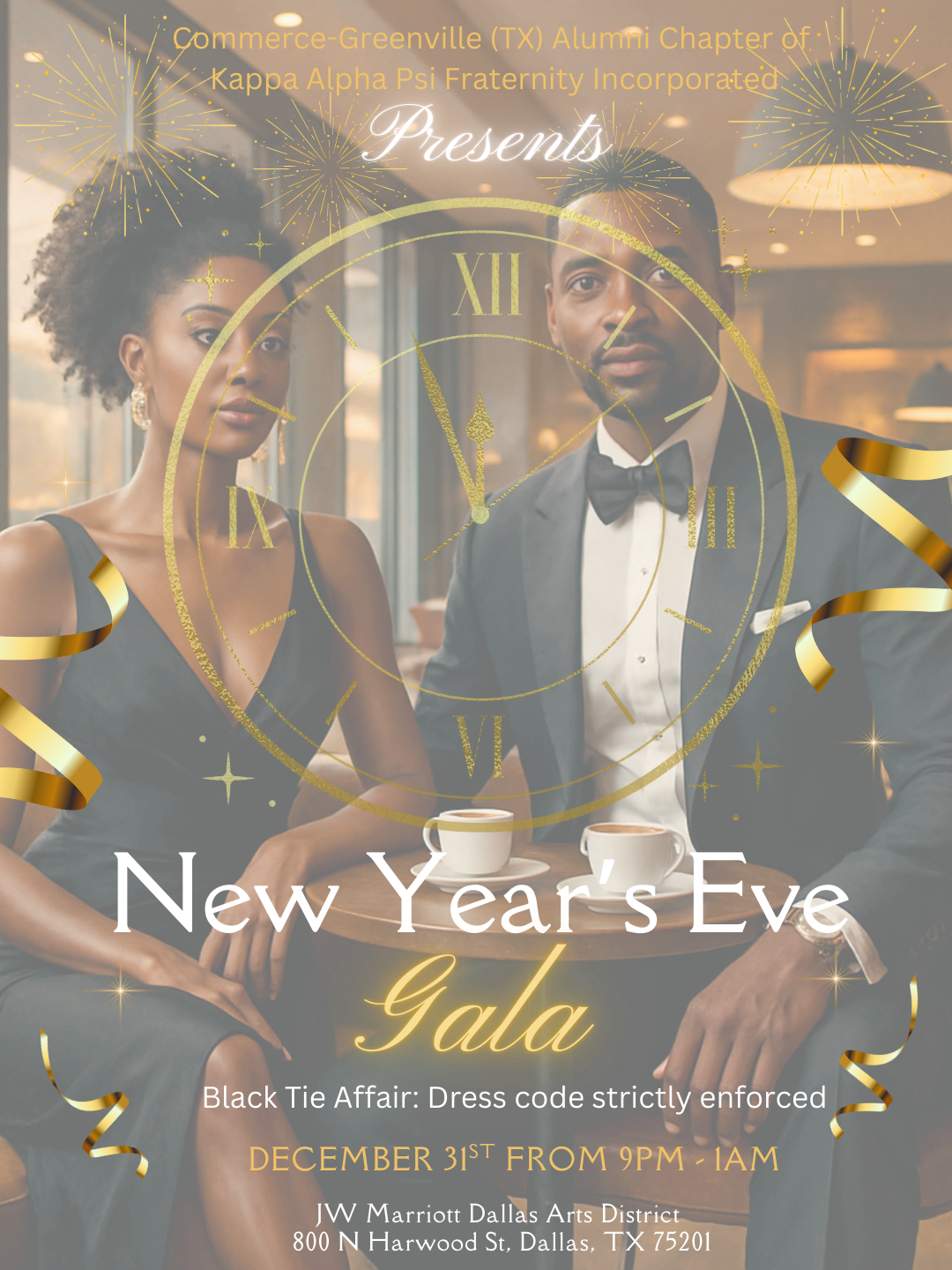 New Year's Eve Gala flyer